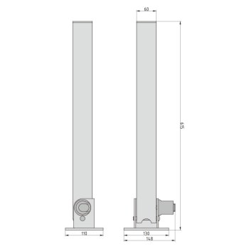 Preview: Absperrpfosten KFZ 106