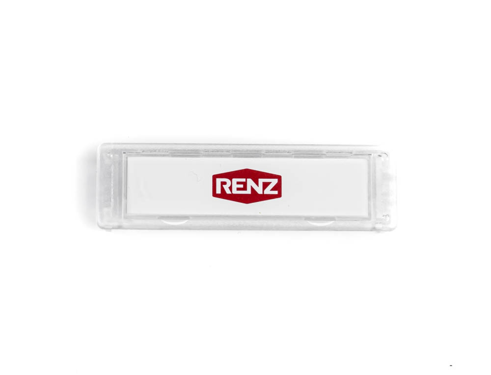 RENZ Namensschild 82016 glasklar