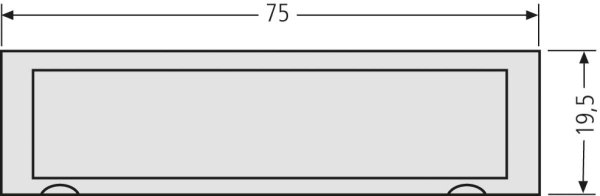 Abdeckung 97-9-82351 für RENZ Namensschild 09