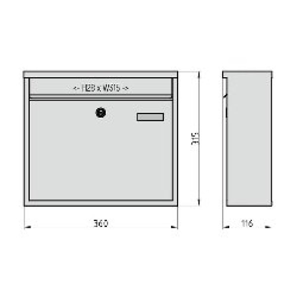 Briefkasten 360M